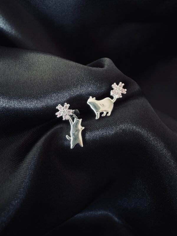 Aros Gatitos con Flores