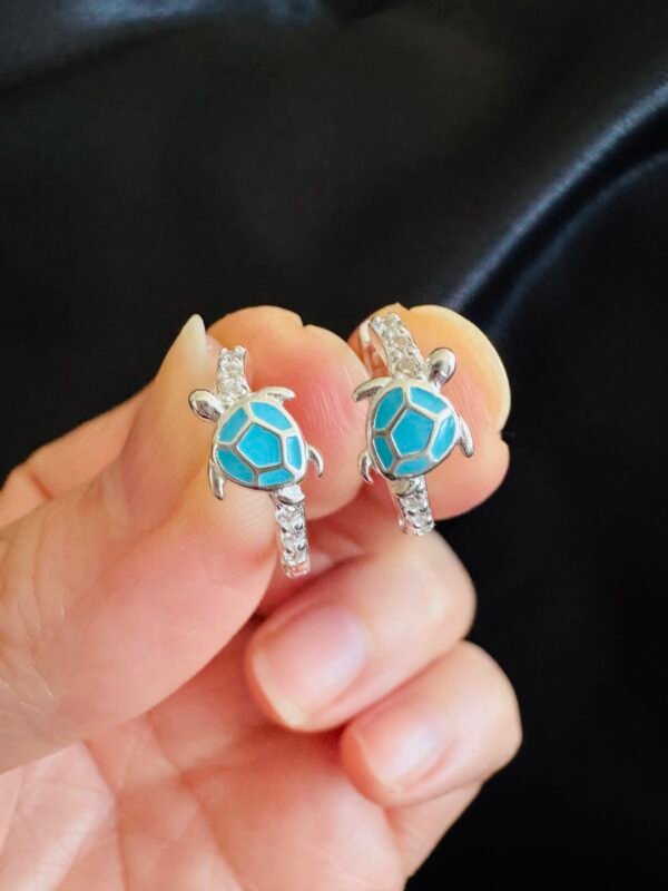 Argolla Huggie Tortuga de Mar