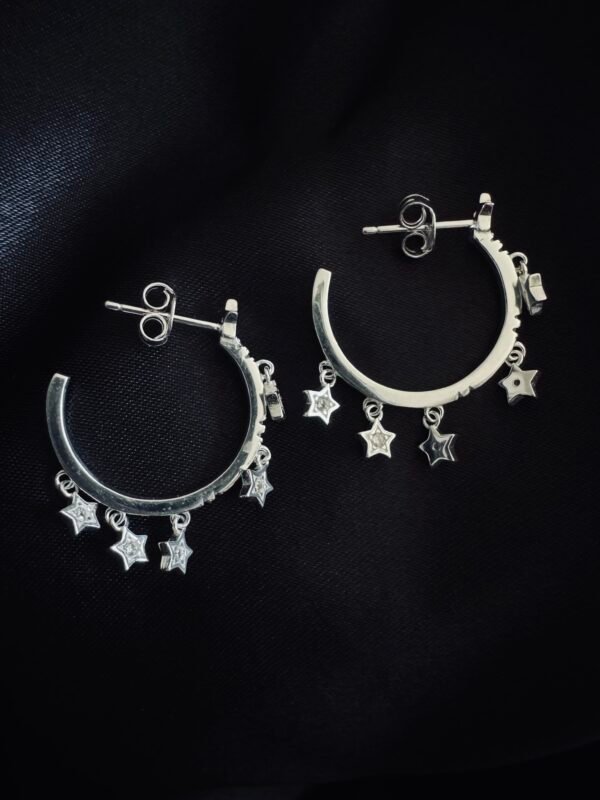 Semi Argollas con Estrellas ⭐️