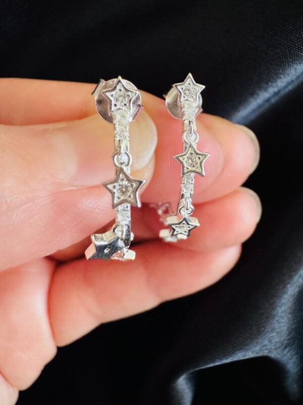 Semi Argollas con Estrellas ⭐️