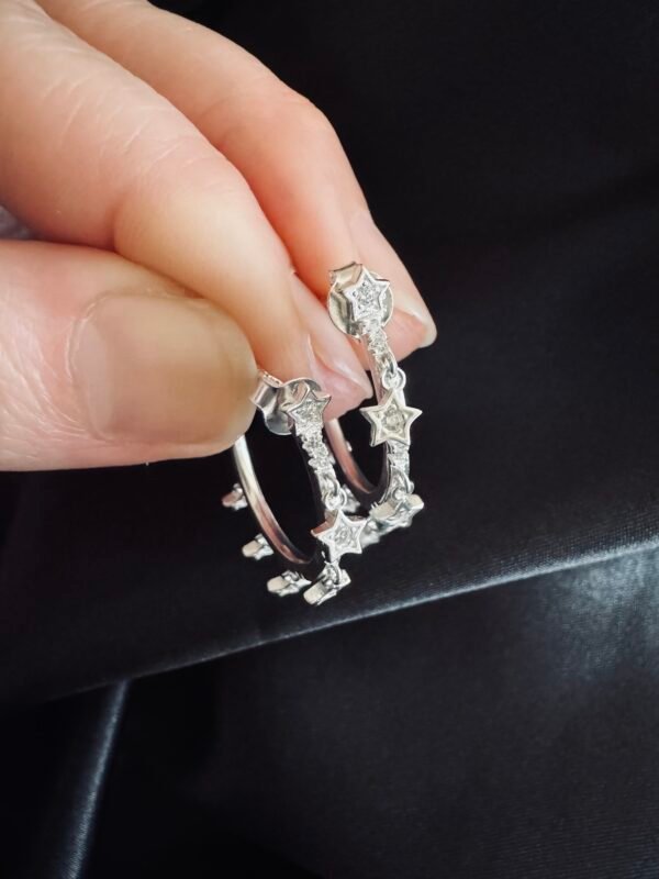 Semi Argollas con Estrellas ⭐️