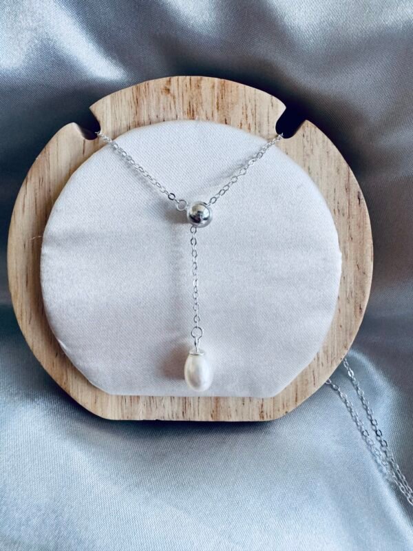 Collar Cascada Ajustable Perla