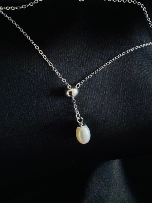 Collar Cascada Ajustable Perla