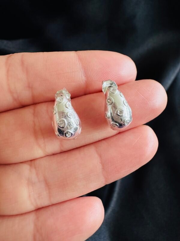 Aros Gota Chunky con Circones