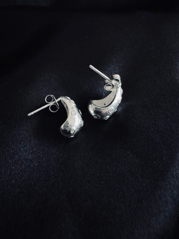 Aros Gota Chunky con Circones