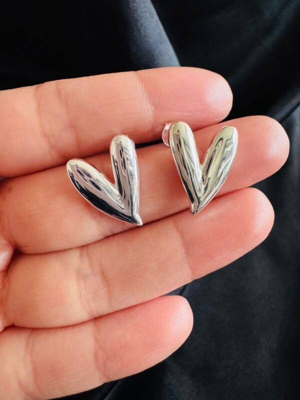 Aros Corazón Chunky