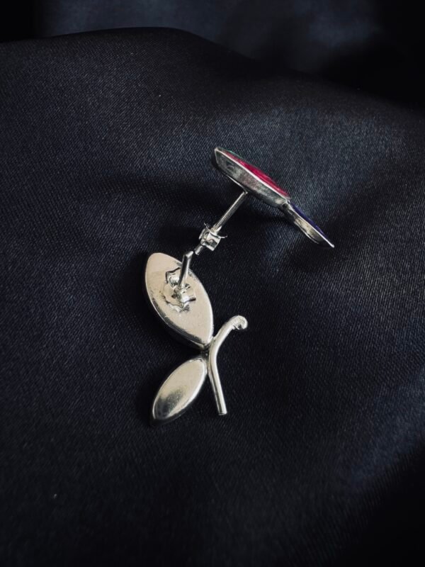 Aros Mariposa Metalizada de Color