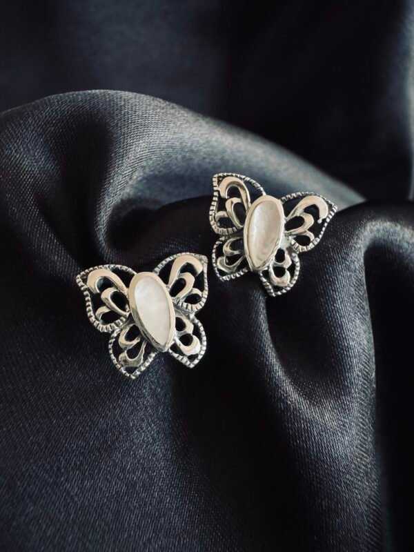 Aros Mariposa con Nácar