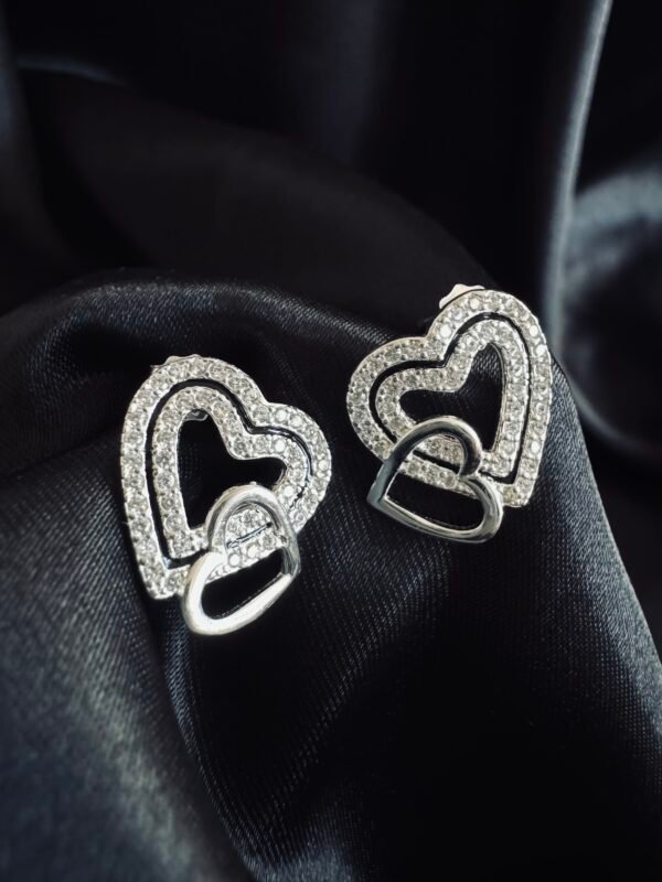 Aros Corazones con Circones