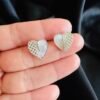 Aros Corazón con Nácar