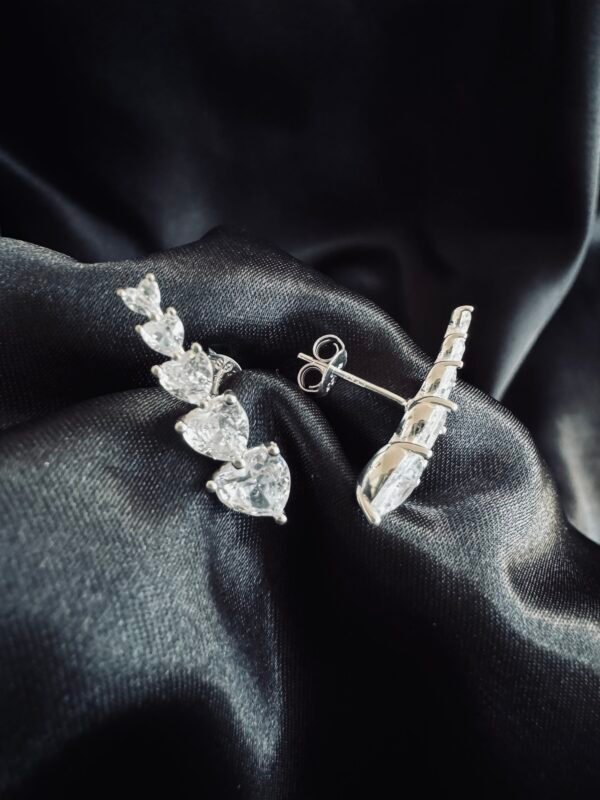 Aros Corazones con Circones