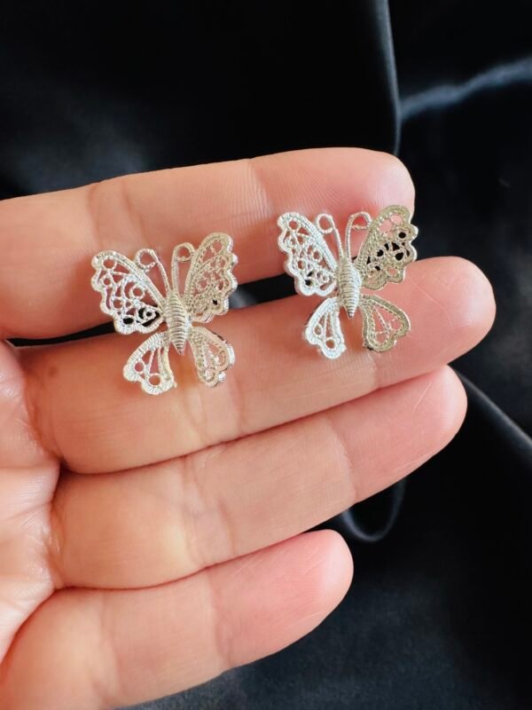 Aros Mariposa en Filigrana