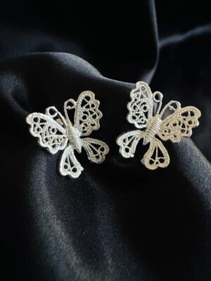 Aros Mariposa en Filigrana