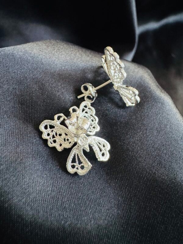 Aros Mariposa en Filigrana
