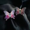 Aros Mariposa Esmaltada