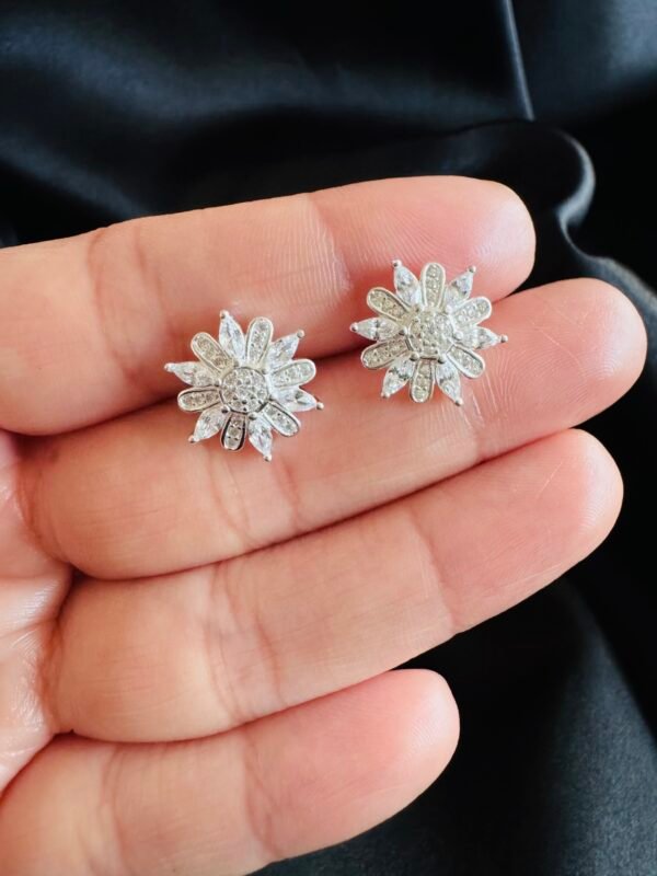 Aros Flor con Circones