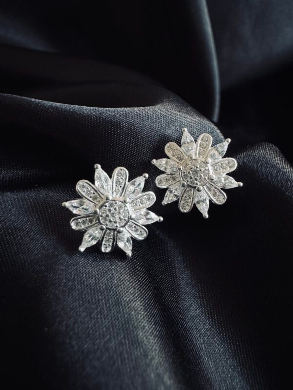 Aros Flor con Circones