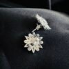 Aros Flor con Circones