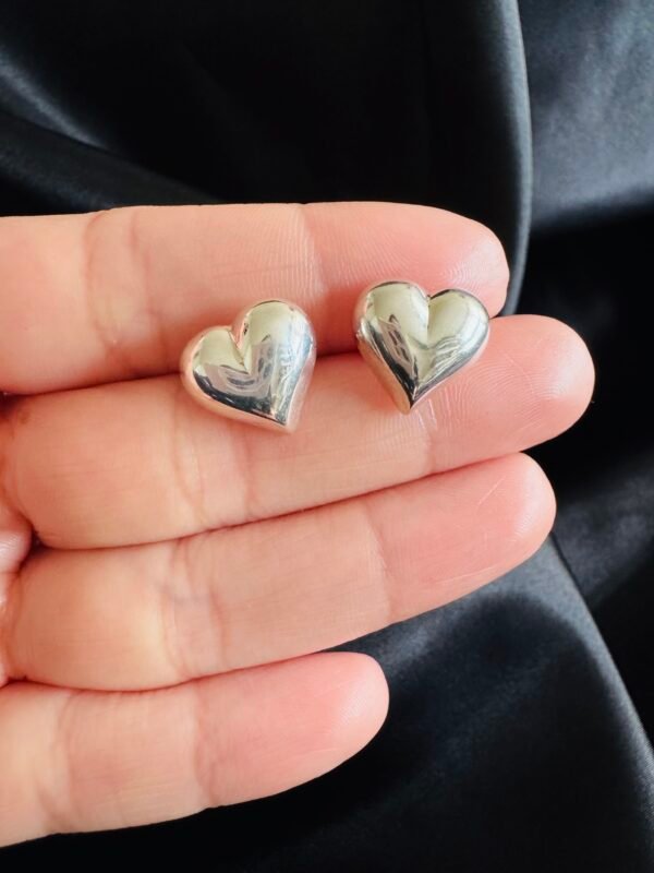 Aros Corazón Chunky