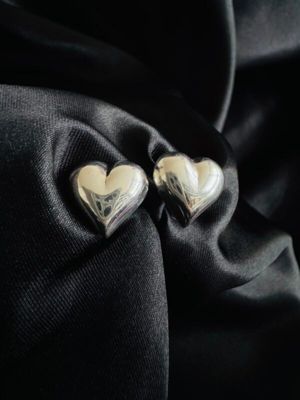 Aros Corazón Chunky