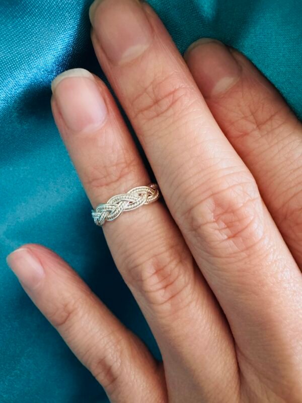 Anillo Midi Trenzado