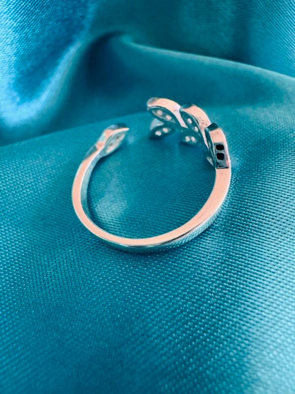 Anillo Midi Espigas con Circones