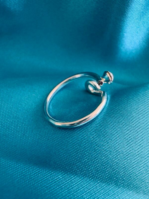 Anillo Midi Espiral Circón