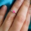 Anillo Midi Corazón Rosa 🩷