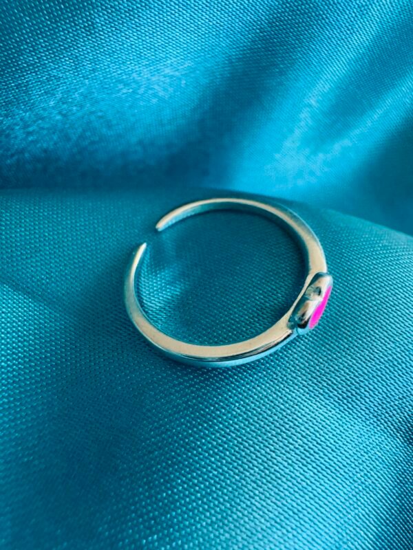 Anillo Midi Corazón Rosa 🩷