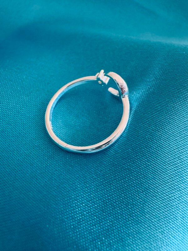Anillo Midi Luna y Circón