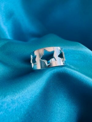 Anillo Midi Banda de Estrellas