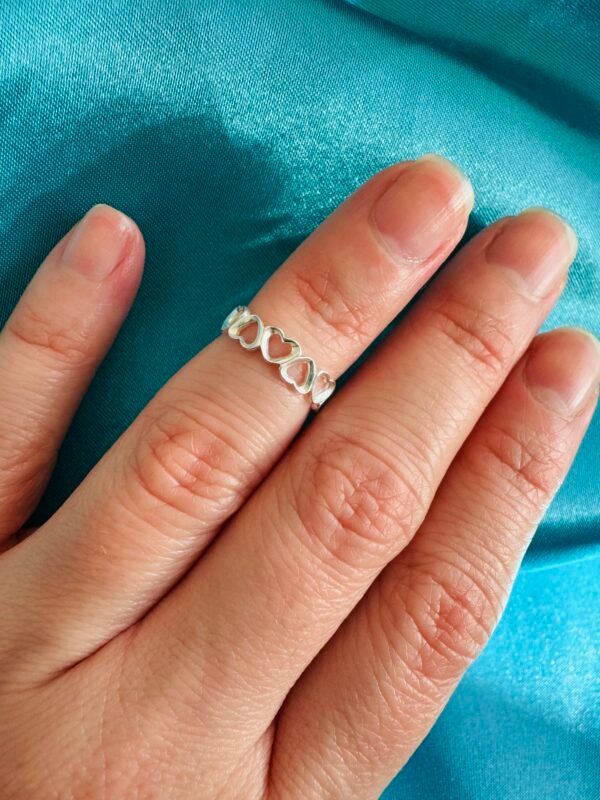 Anillo Midi Corazones