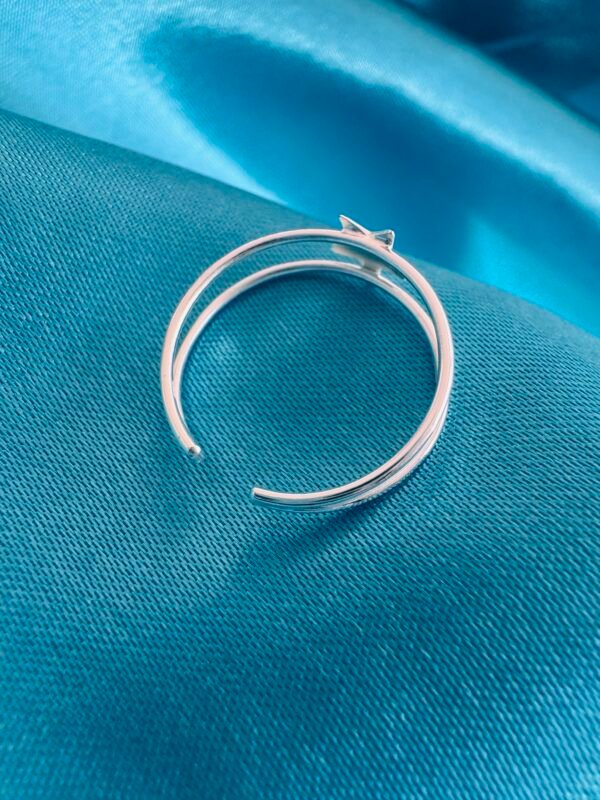 Anillo Midi Doble con Estrella