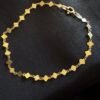 Pulsera Rombos Dorados