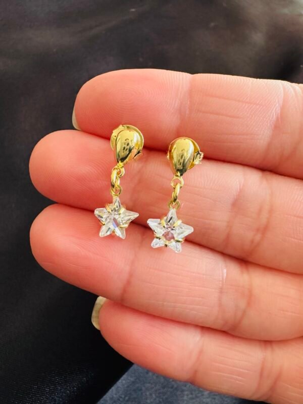 IMG_3582 Aros Dorados con Estrellas de Circón