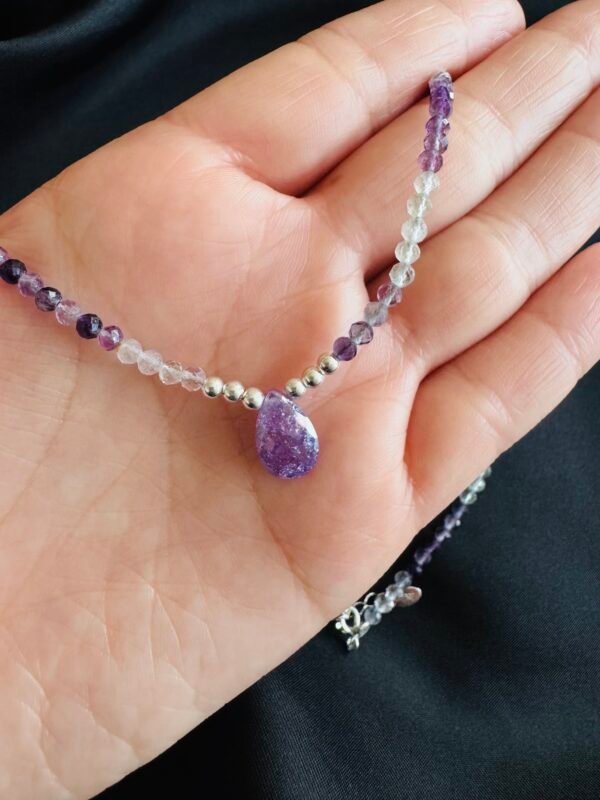 Collar Gota Amatista