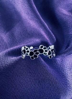 Anillo Adaptable Patitas Negras