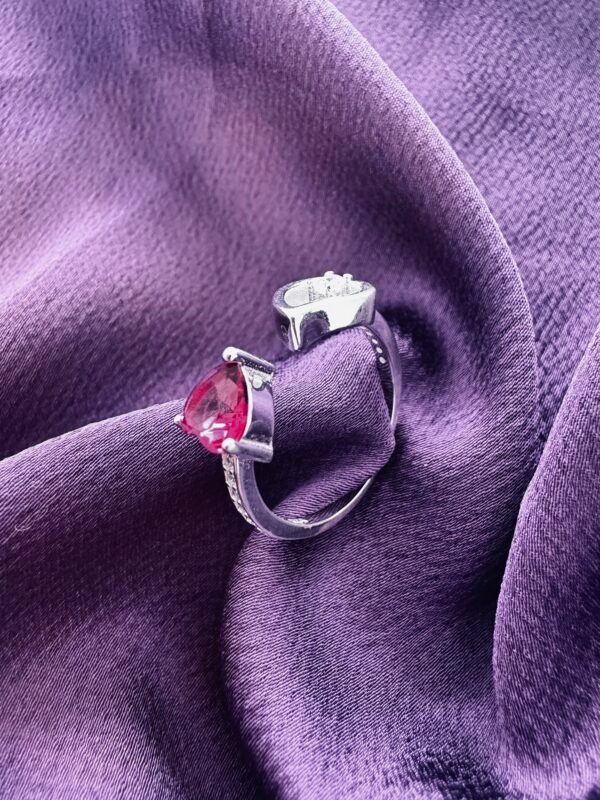 Anillo Adaptable Amor Amor con Circón