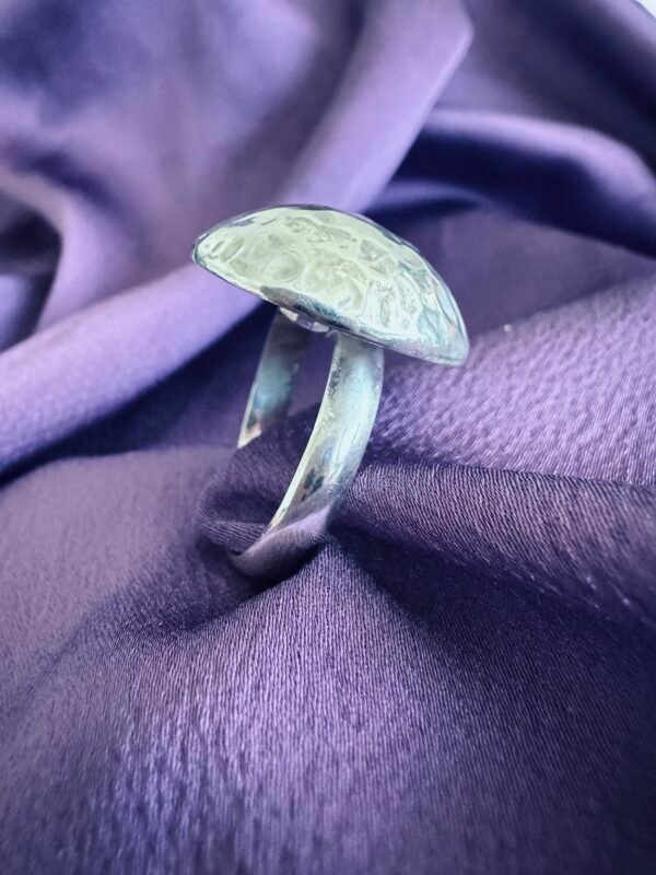 Anillo Adaptable Círculo Texturizado