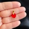 Colgante Corazón de Cristal Rojo ❤️