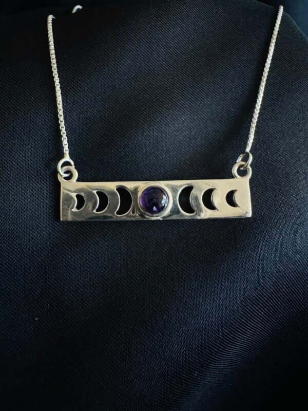 Collar Fase Lunar y Amatista
