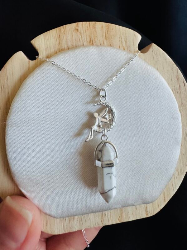 Collar Hada y Piedra Howlita