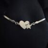 Collar Cinta Corazón y Estrella