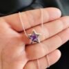 Collar Estrella Morada