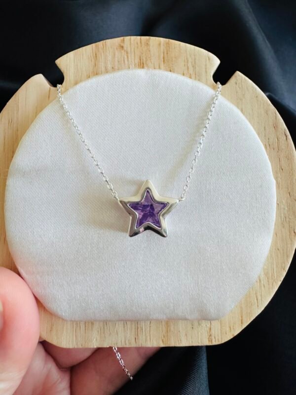 Collar Estrella Morada