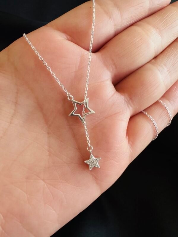 Collar Cascada Ajustable Estrellas