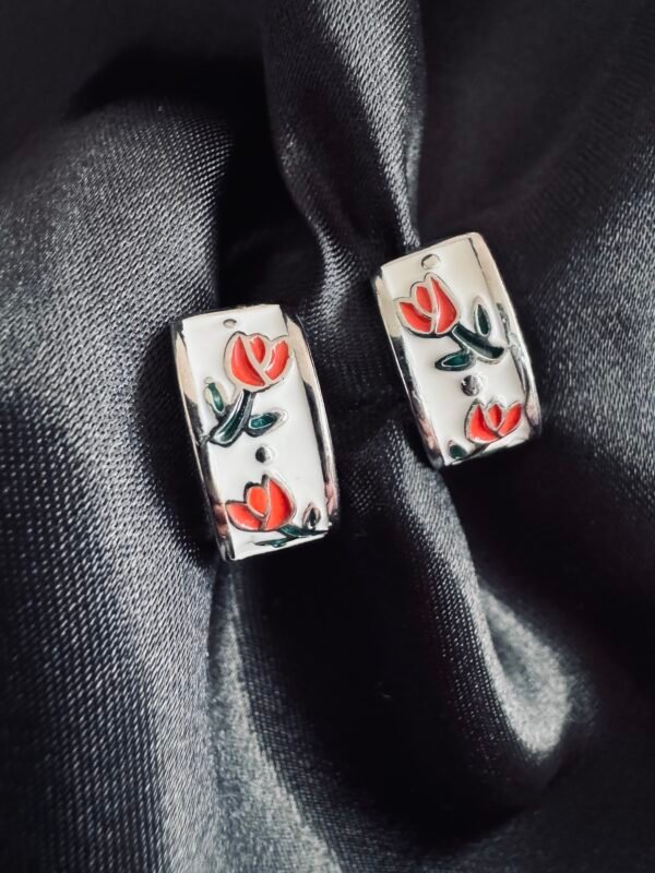 Argolla Tulipanes Esmaltados 💐