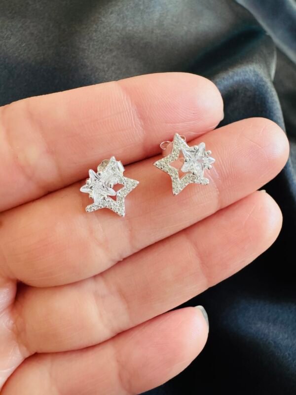 Aros Doble Estrellas Circones
