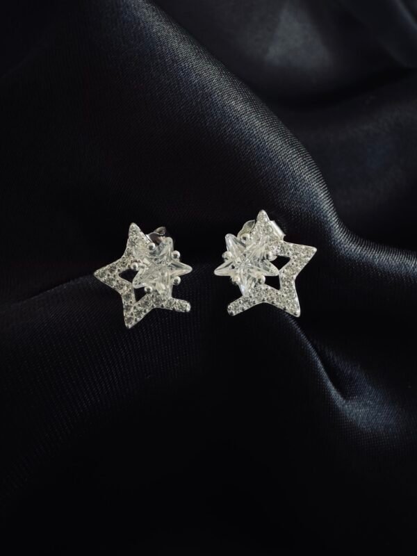 Aros Doble Estrellas Circones