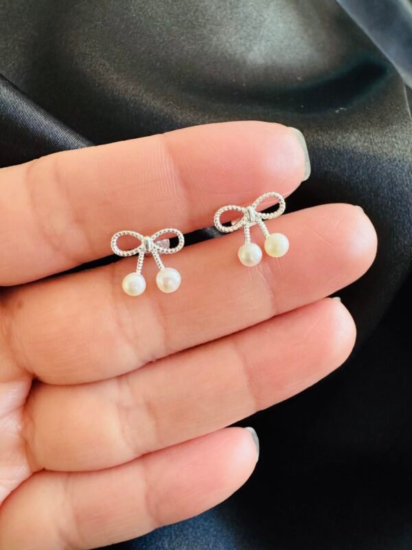 Aros Coquette con Perlas